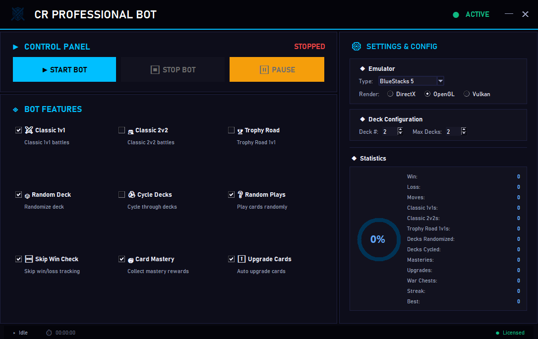 CR Bot Interface