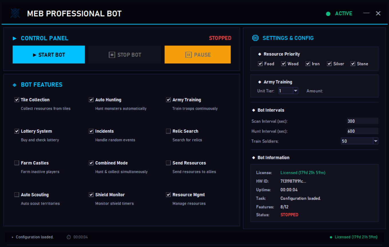 MoE Bot Interface